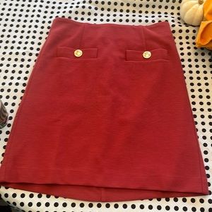 NWT! Ann Taylor Button Pocket A-Line Skirt.